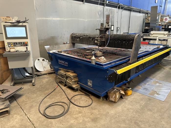 American Machinery Group waterjet table