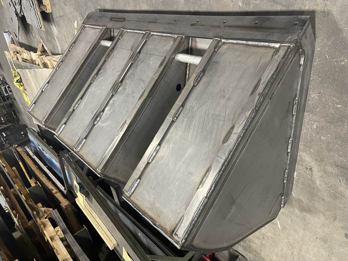 Welded fabrication — interior detail