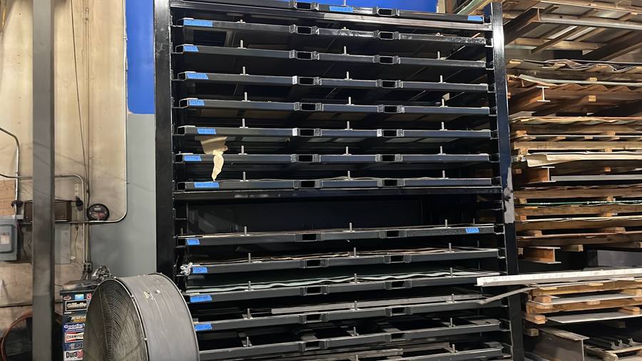 Automated Sheet Metal Storage Tower